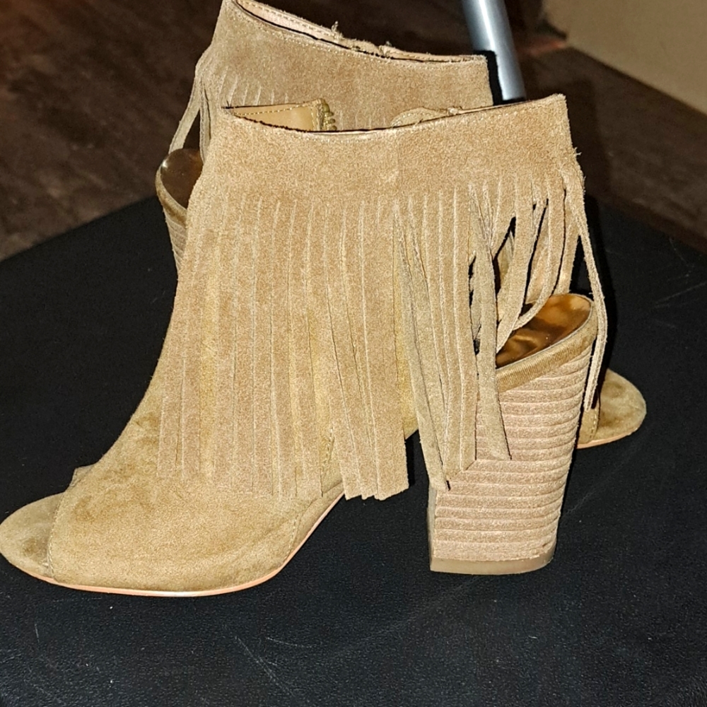 CARLOS SANTANA Jasper  Peep Toe Ankle Open Toe Heels